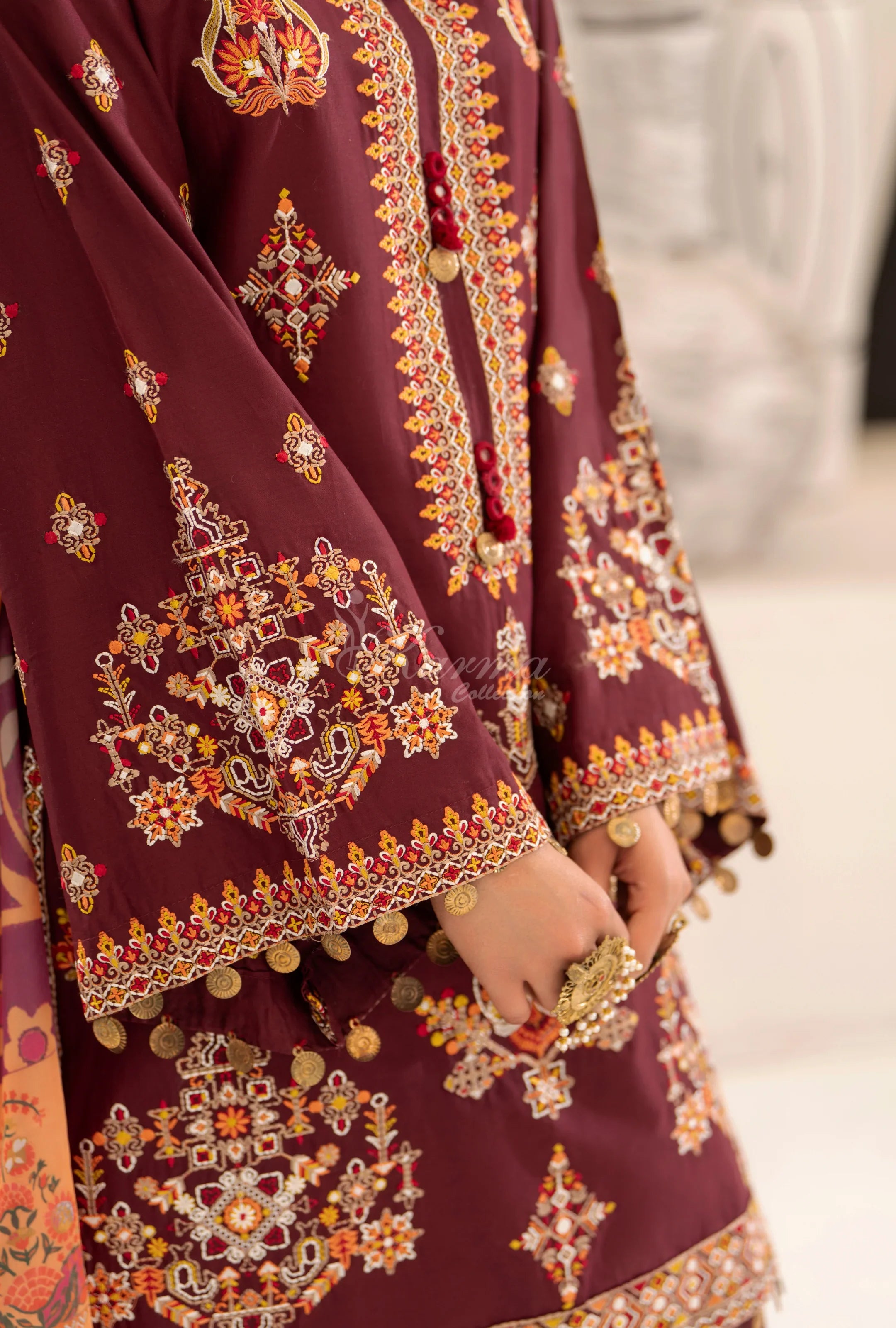 Original karma collection ROYAL BURGUNDY kc1557