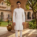 Embroidered Menswear - white