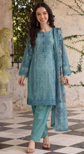 ocean grey 3pc Lawn Stitched Suit