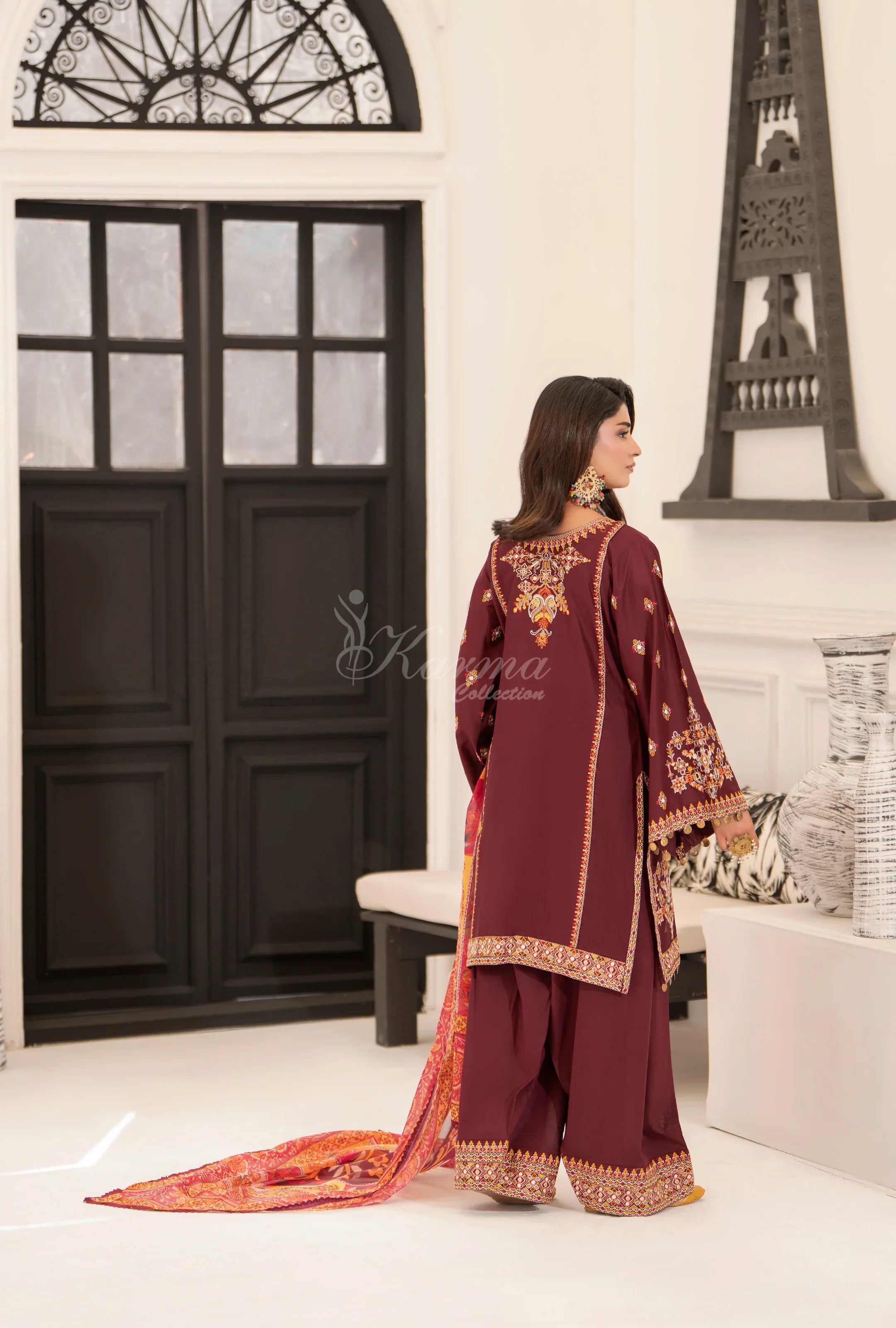 Original karma collection ROYAL BURGUNDY kc1557