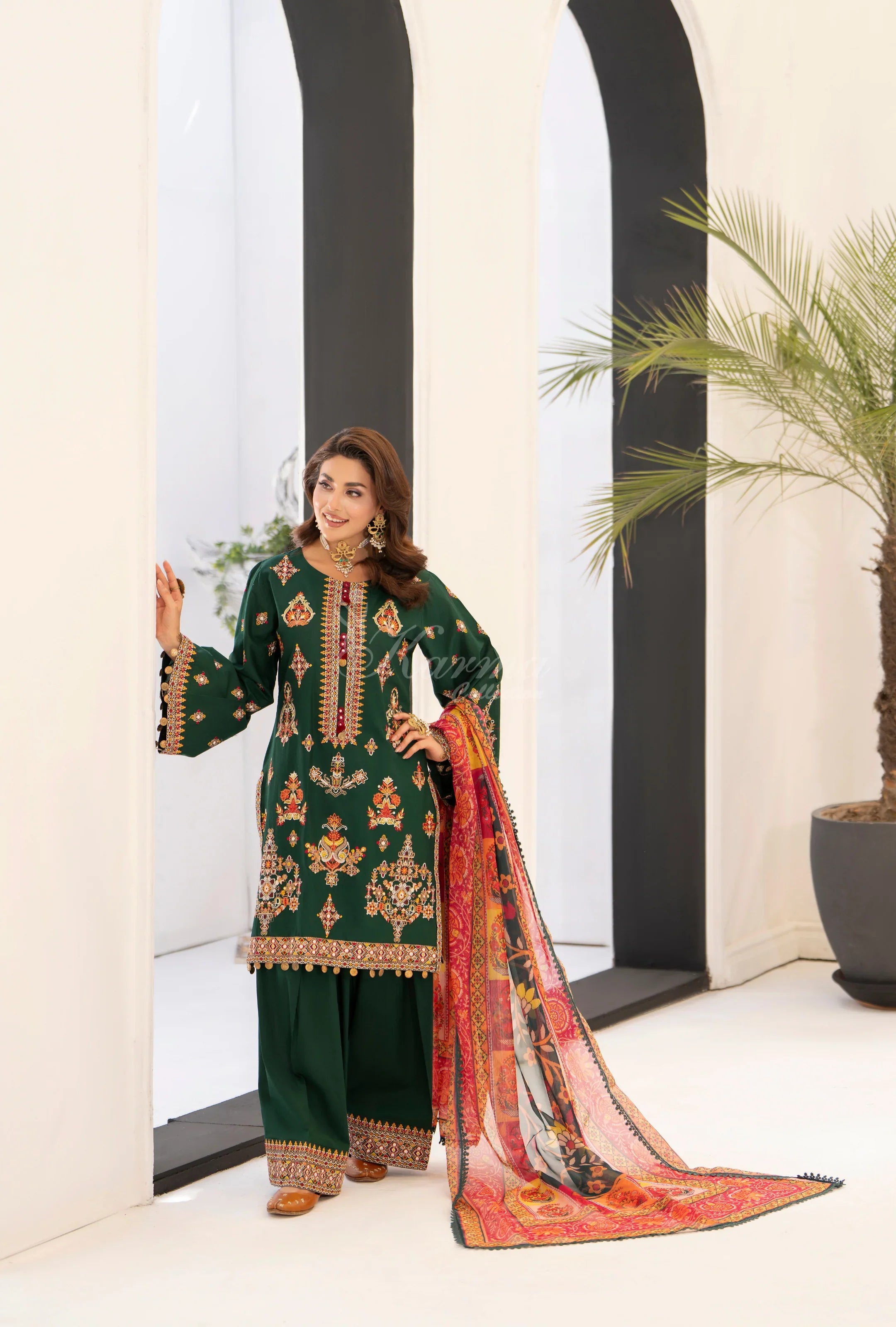 Original karma collection EVERGREEN Kc 1557 3 pc outfit