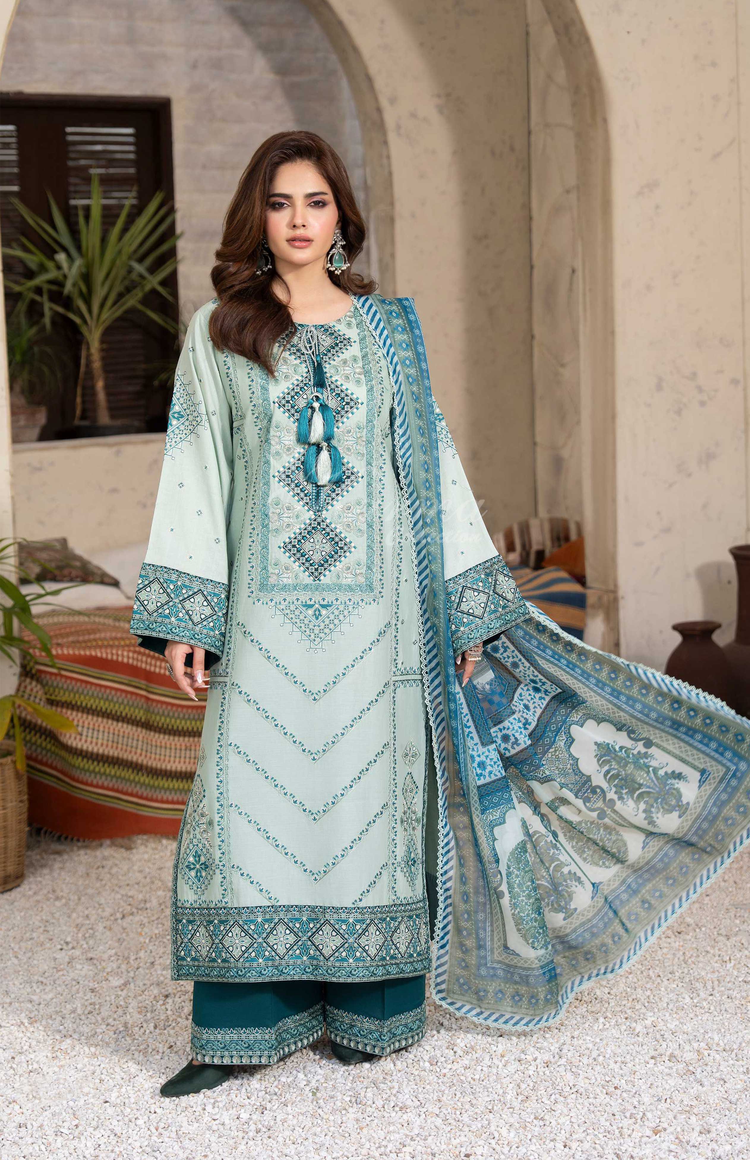 Original karma collection ARCTIC TEAL KC-1568 3pcs outfit