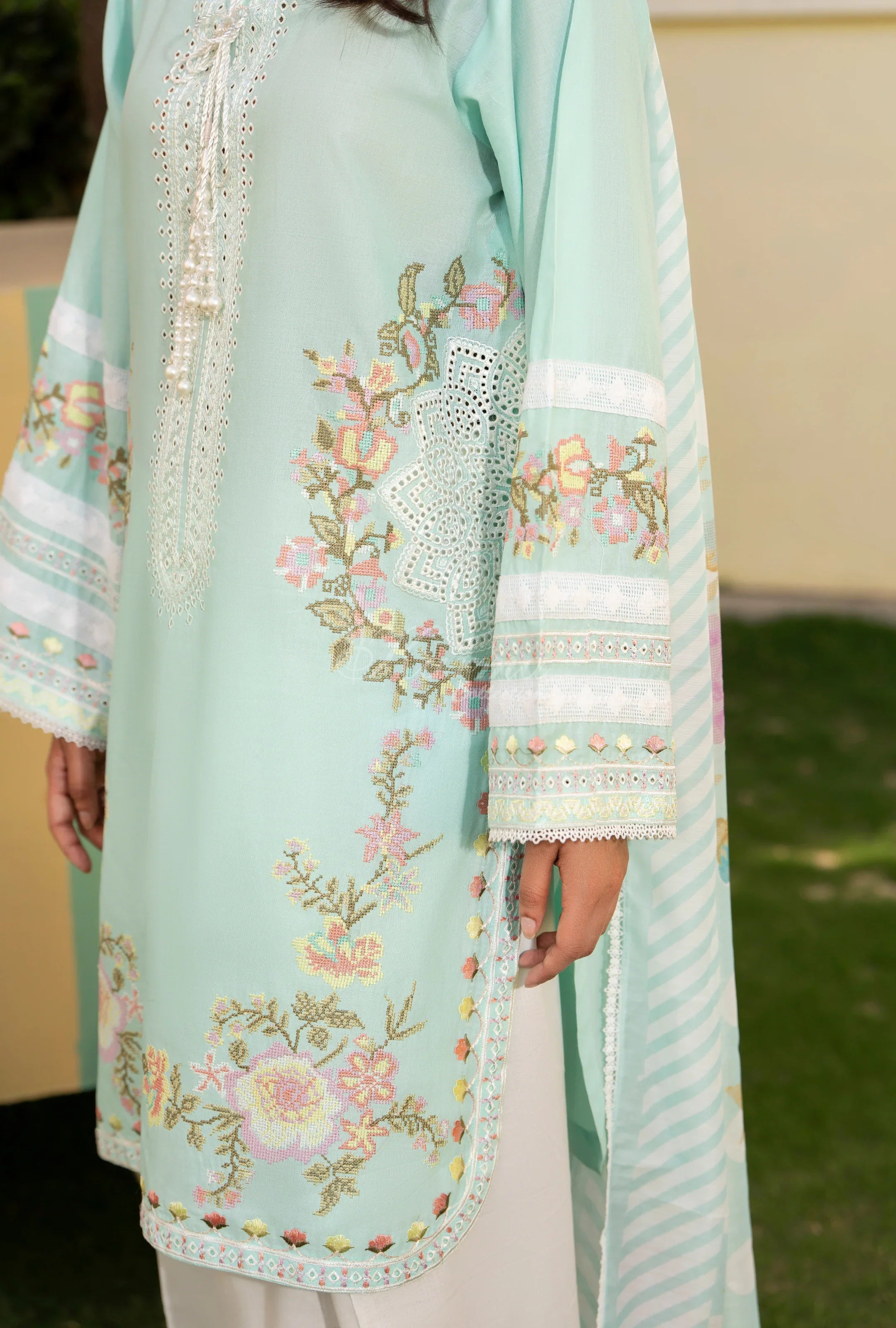 Original karma collection 3pc suit AQUAMARINE KC-1561