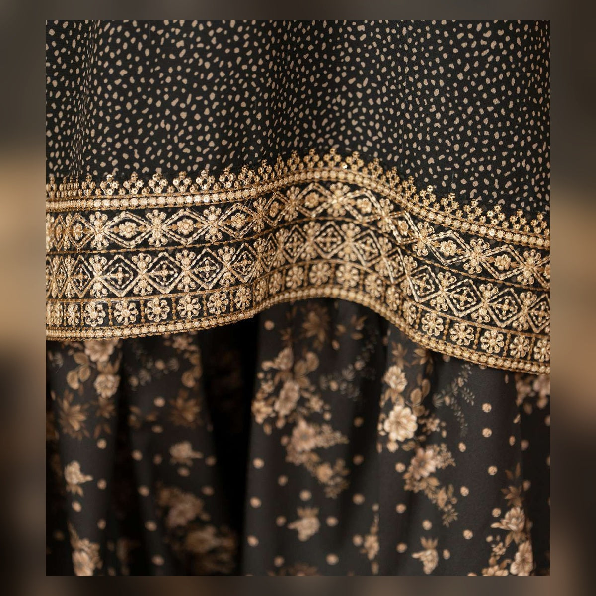 Black and Red Embroidered Suit - image 10