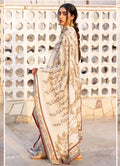 One size Urdu poetry shawls Baige with red writing