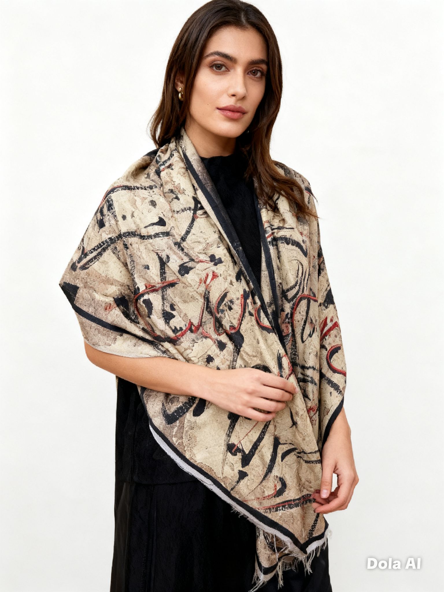 One size Urdu poetry shawls